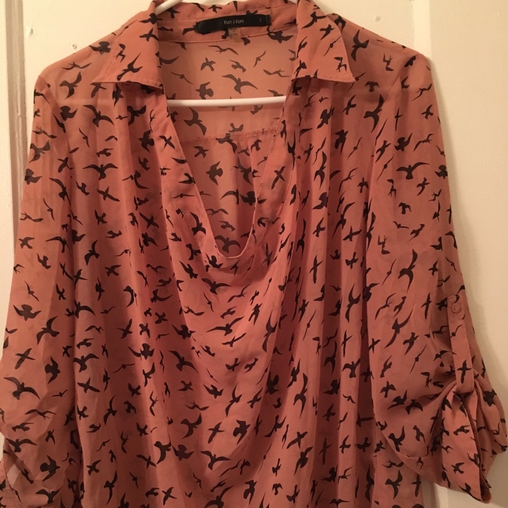 Cowell neck blouse